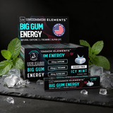 Archived _ BIG GUM ENERGY & FOCUS - Icy Mint - 75 Pieces